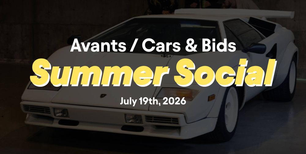 Avants / Cars & Bids Summer Social